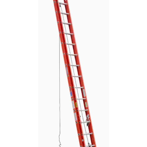 Fiberglass extension ladder 32'