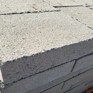 Retaining Wall Trapezoid Block Caps Gray