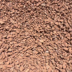 1/2" Apache Red Decorative Rock