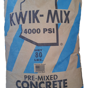KWIKMIX CONCRETE 80 lb (4000 PSI)