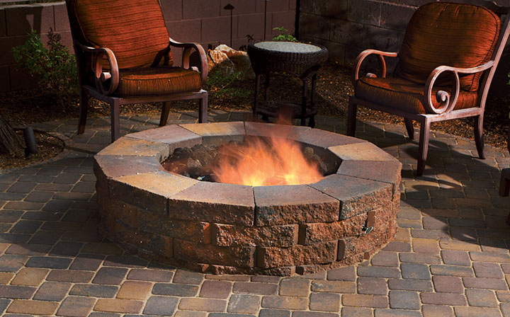 Fire Pit Kit Round Phoenix Paver