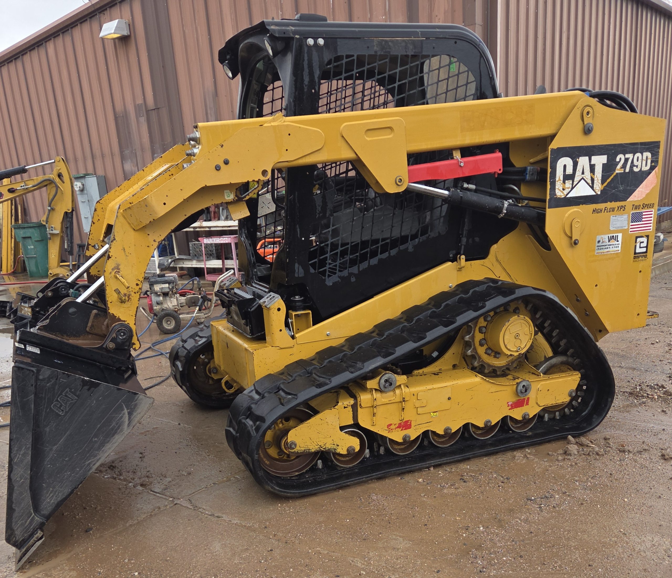 Cat 279D Skid Steer 80"